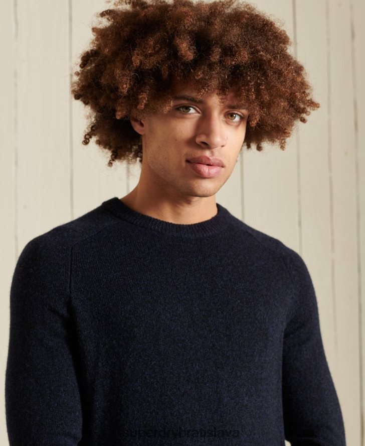 Superdry muži harlo crew jumper 6B4ZTR5298 oblečenie námorníctvo