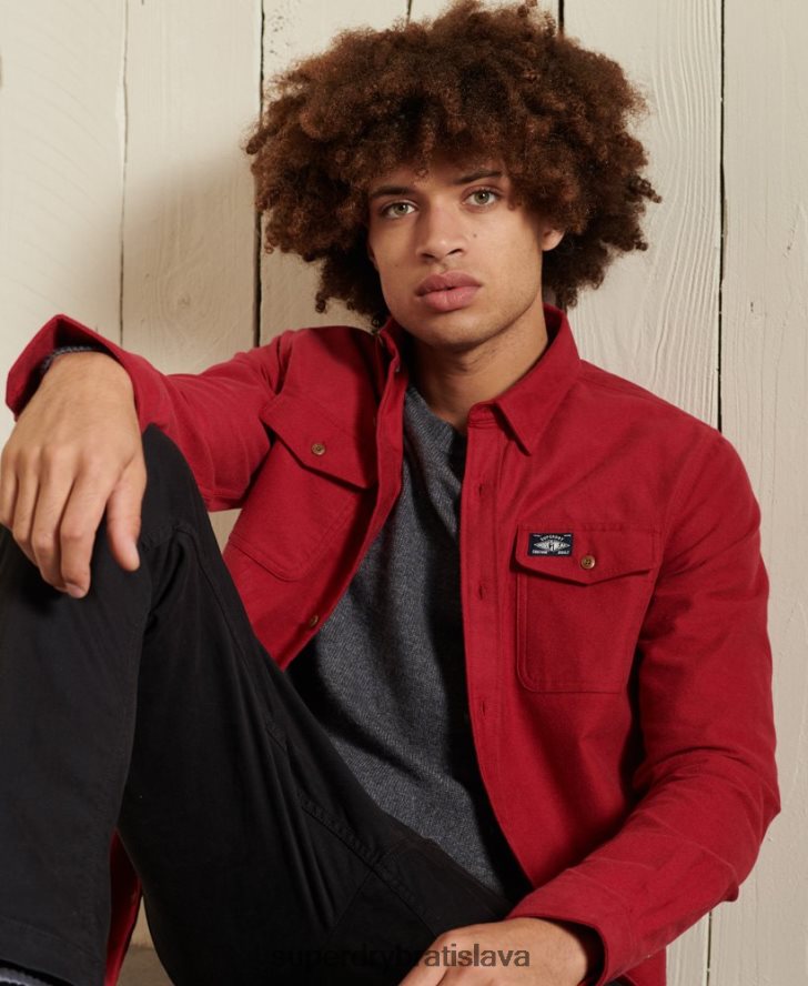 Superdry muži harlo crew jumper 6B4ZTR5309 oblečenie sivá