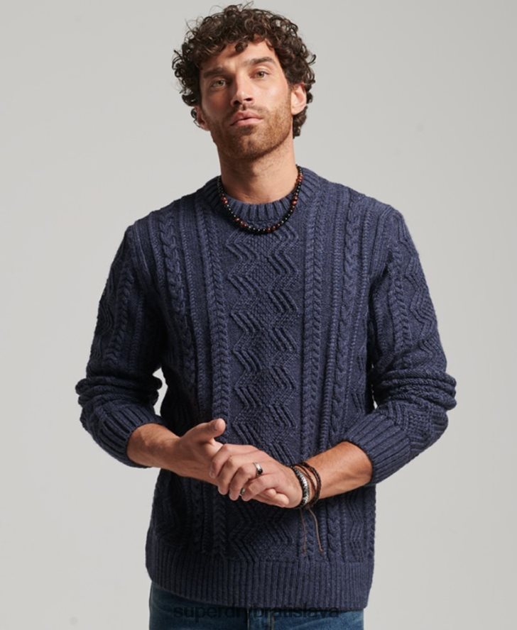 Superdry muži jacob crew jumper 6B4ZTR1303 oblečenie námorníctvo