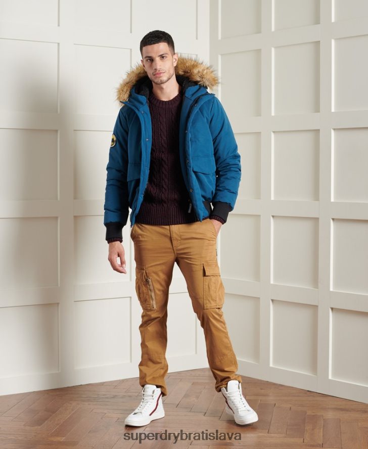 Superdry muži jacob crew jumper 6B4ZTR5347 oblečenie červená