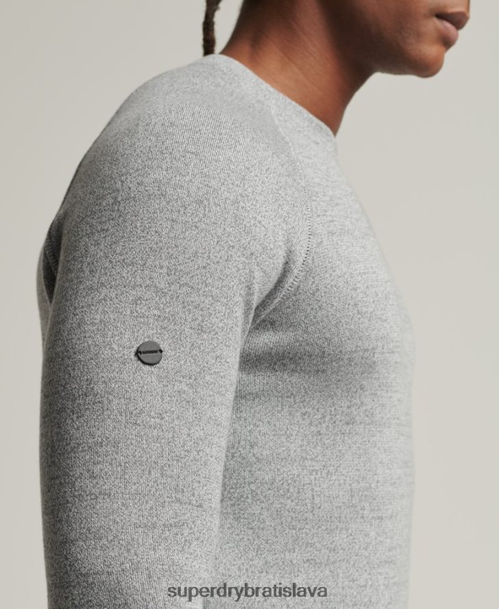 Superdry muži studios nevyhnutný prepojka posádky 6B4ZTR5330 oblečenie sivá