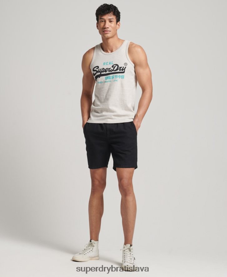 Superdry muži Vesta s vintage logom 6B4ZTR1453 oblečenie krém