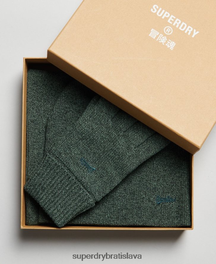 Superdry muži sada doplnkov s vintage logom 6B4ZTR1675 príslušenstvo zelená