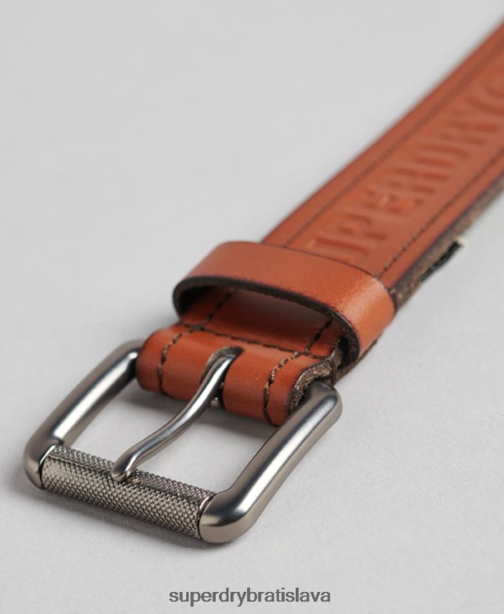 Superdry muži vintage značkový opasok 6B4ZTR1592 príslušenstvo opálenie