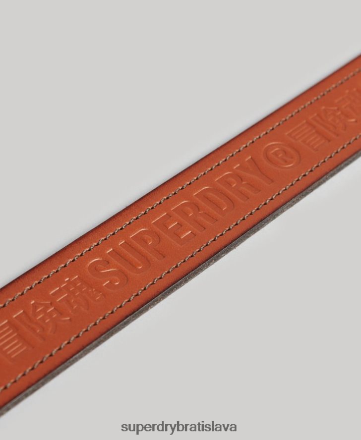Superdry muži vintage značkový opasok 6B4ZTR1592 príslušenstvo opálenie