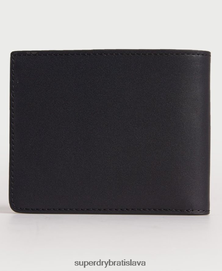 Superdry muži nyc bifold kožená peňaženka 6B4ZTR1773 príslušenstvo čierna