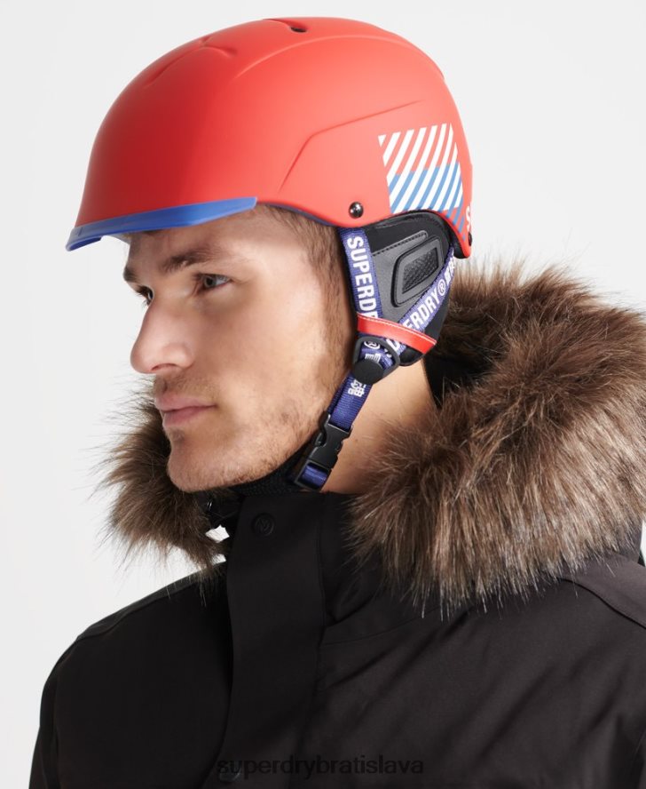 Superdry muži cebe contest visor ultimátna prilba 6B4ZTR1402 príslušenstvo červená