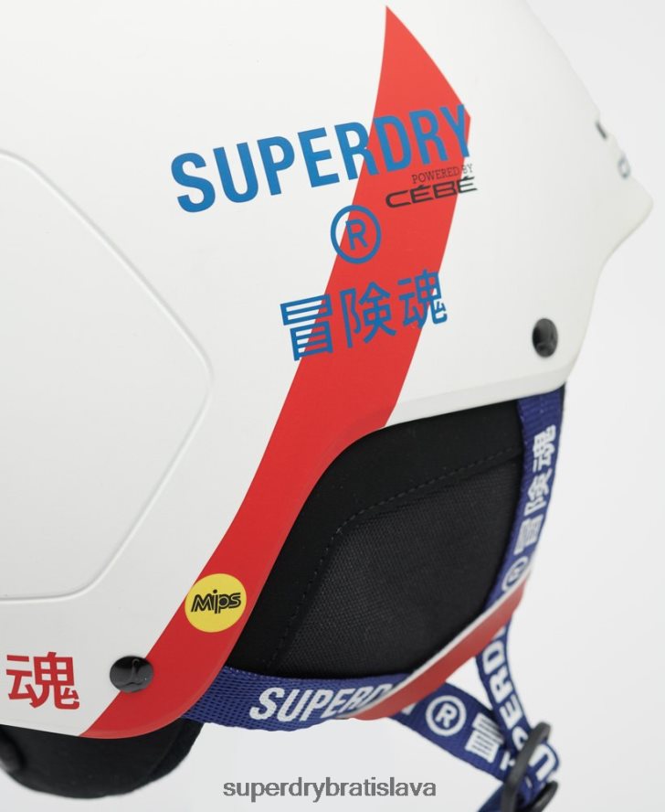 Superdry muži cebe pow mips prilba 6B4ZTR1396 príslušenstvo biely