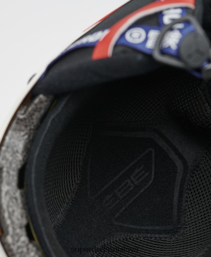 Superdry muži cebe pow mips prilba 6B4ZTR1396 príslušenstvo biely