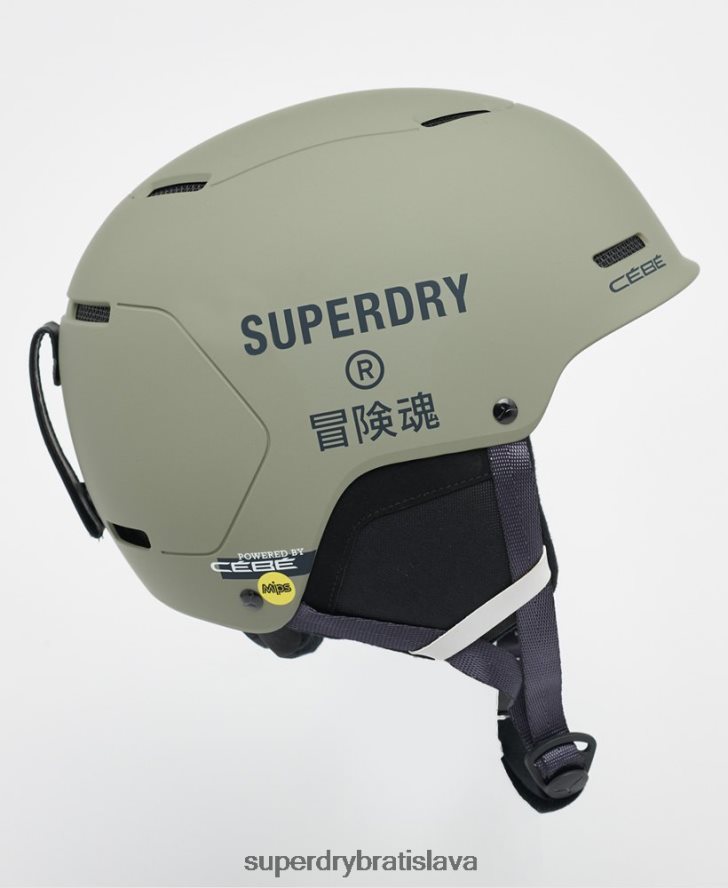 Superdry muži cebe pow mips prilba 6B4ZTR1398 príslušenstvo zelená