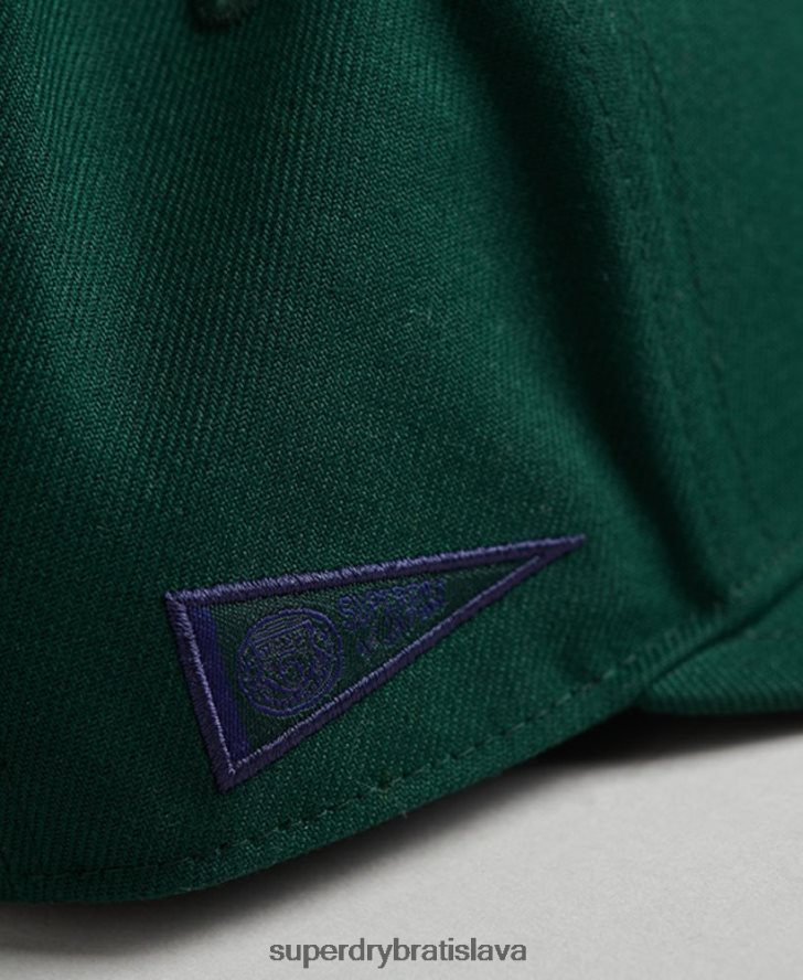 Superdry muži grafická b-boy šiltovka 6B4ZTR1676 príslušenstvo zelená