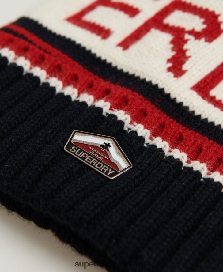 Superdry muži čiapka s logom 6B4ZTR1841 príslušenstvo tmavomodrá