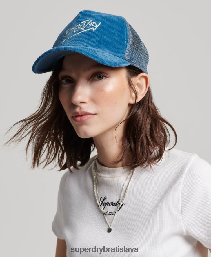 Superdry muži šiltovka vintage značky 6B4ZTR1645 príslušenstvo Modrá