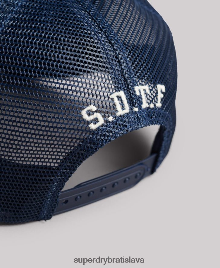 Superdry muži klasická truckerská čiapka 6B4ZTR1735 príslušenstvo tmavomodrá