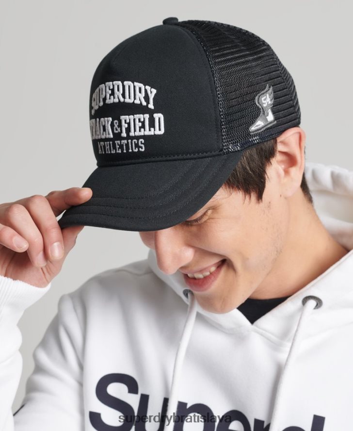 Superdry muži klasická truckerská čiapka 6B4ZTR1790 príslušenstvo čierna