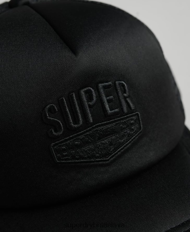 Superdry muži vintage trucker čiapka 6B4ZTR1629 príslušenstvo čierna