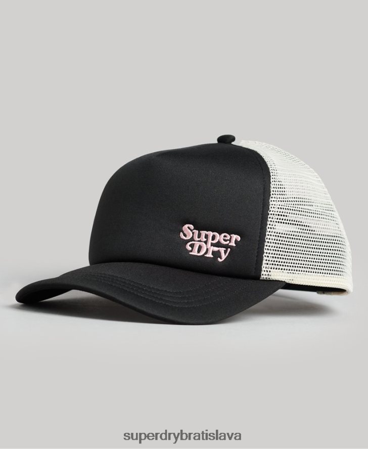 Superdry muži značka trucker čiapka 6B4ZTR1720 príslušenstvo tmavošedý