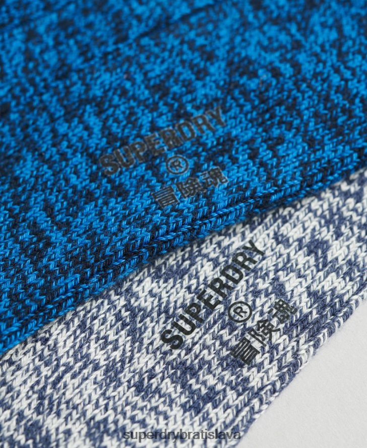 Superdry muži balenie ponožiek z organickej bavlny 6B4ZTR1756 príslušenstvo Modrá