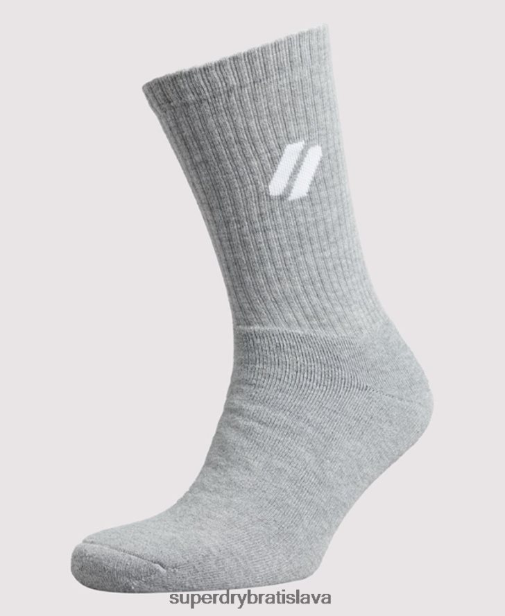 Superdry muži coolmax crew ponožky 6B4ZTR1425 príslušenstvo biely