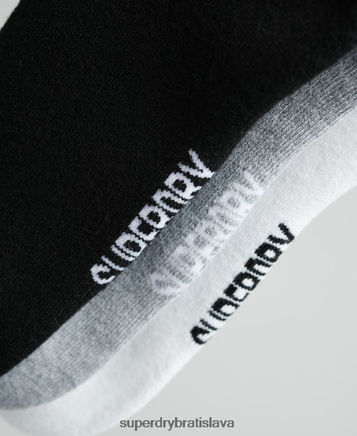 Superdry muži coolmax crew ponožky 6B4ZTR1425 príslušenstvo biely