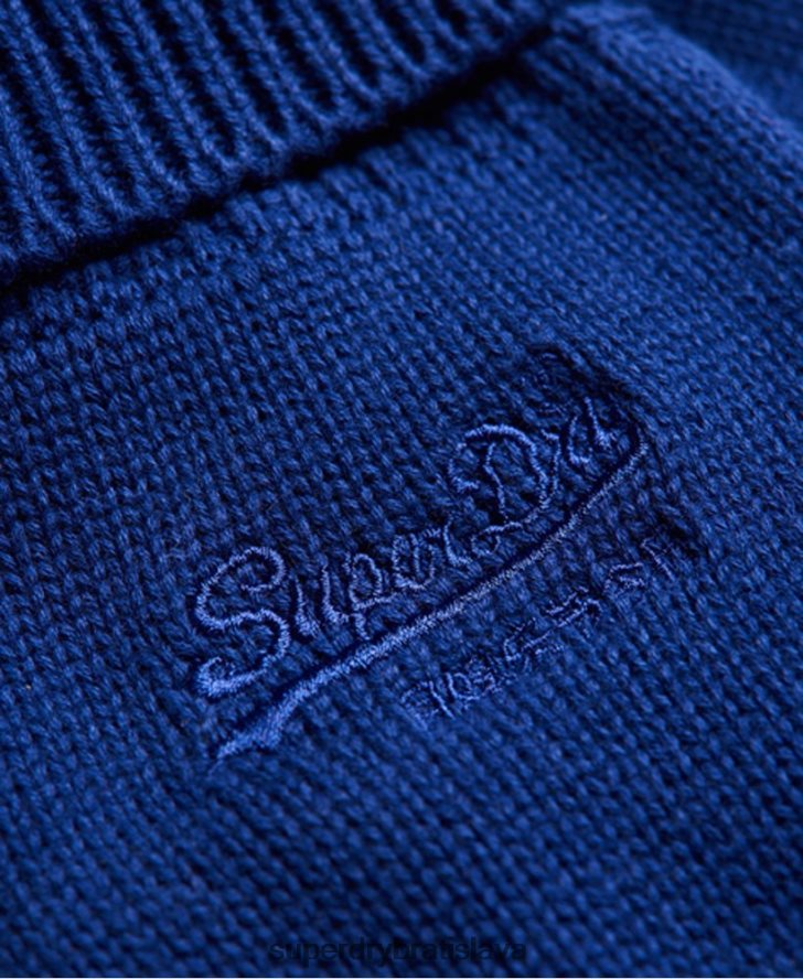 Superdry muži klasické rukavice s vintage logom 6B4ZTR1800 príslušenstvo Modrá