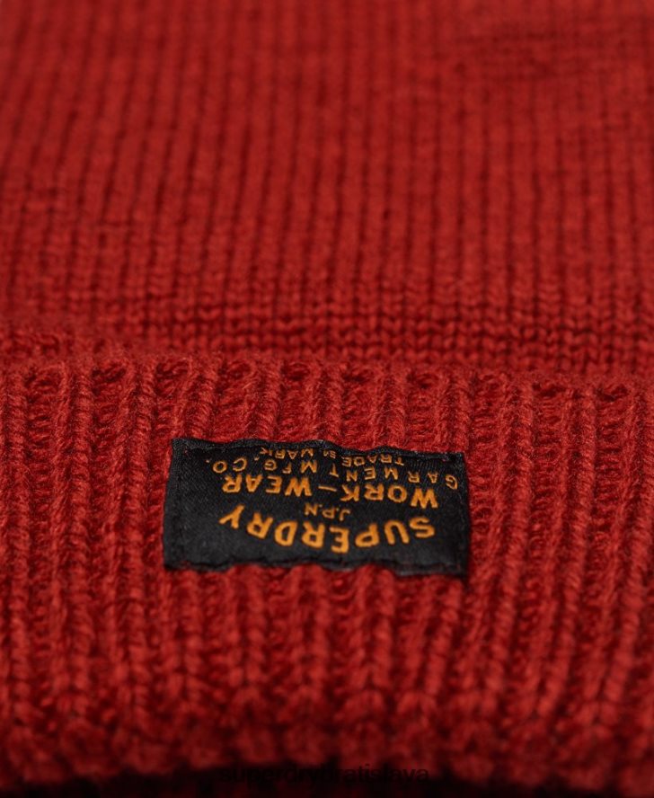 Superdry muži radarové rukavice 6B4ZTR6392 príslušenstvo červená
