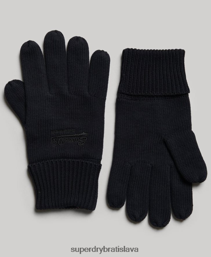 Superdry muži základné jednoduché rukavice 6B4ZTR1705 príslušenstvo námorníctvo
