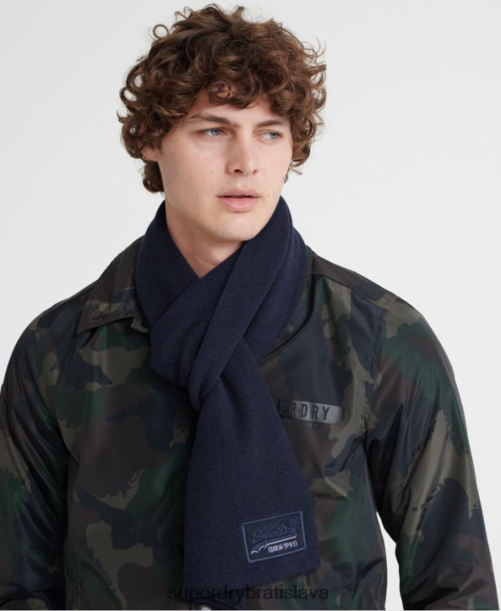 Superdry muži šatka s oranžovým štítkom 6B4ZTR1857 príslušenstvo námorníctvo
