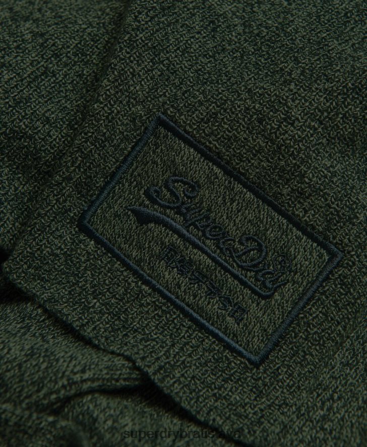 Superdry muži klasický šál s vintage logom 6B4ZTR1879 príslušenstvo zelená
