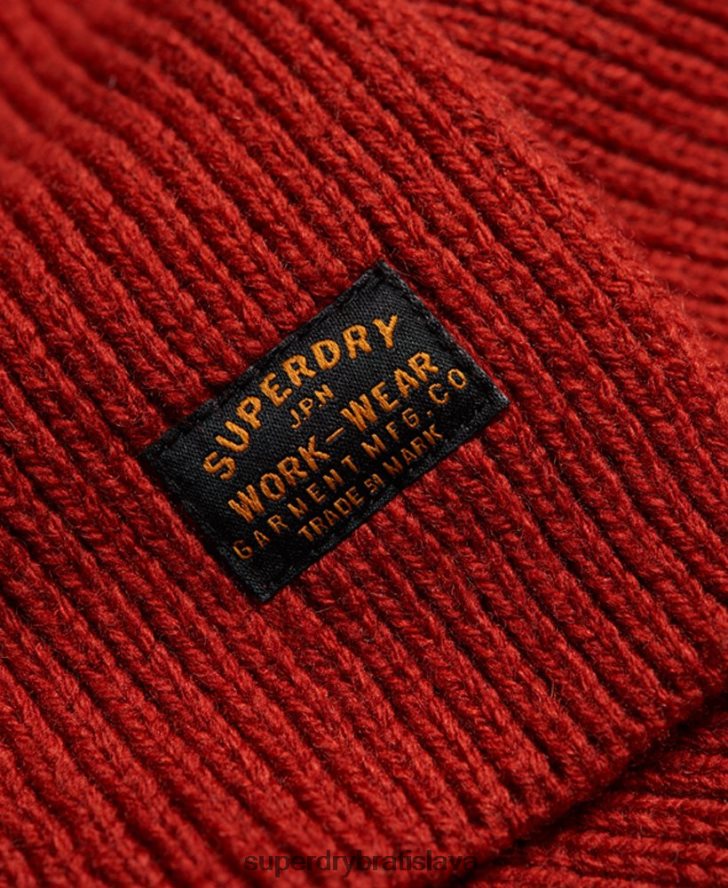 Superdry muži radarový šál 6B4ZTR1817 príslušenstvo červená