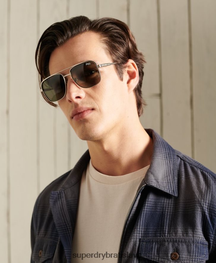 Superdry muži slnečné okuliare harrison 6B4ZTR1752 príslušenstvo striebro