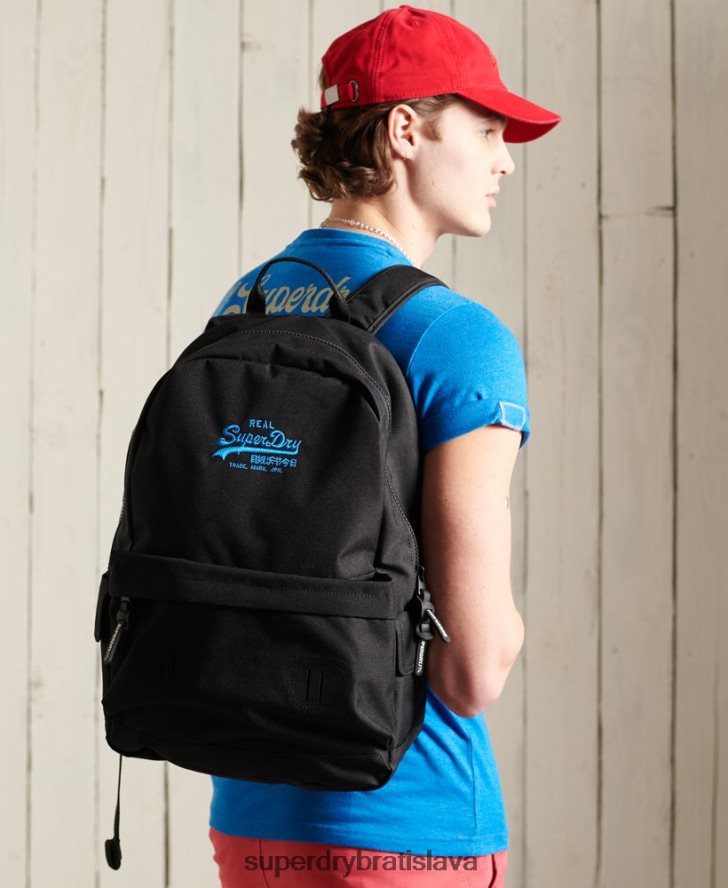 Superdry muži Vintage batoh s logom Montana 6B4ZTR1837 príslušenstvo čierna