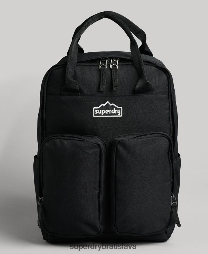 Superdry muži batoh s hornou rukoväťou 6B4ZTR1654 príslušenstvo tmavošedý