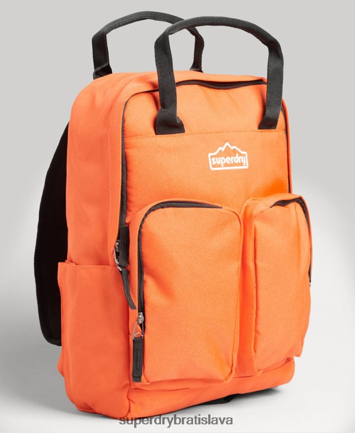 Superdry muži batoh s hornou rukoväťou 6B4ZTR1662 príslušenstvo oranžová