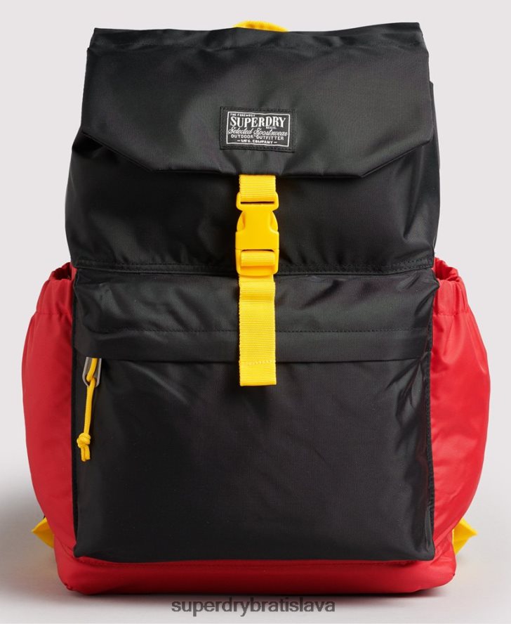 Superdry muži batoh s vrchným nakladačom 6B4ZTR1743 príslušenstvo červená