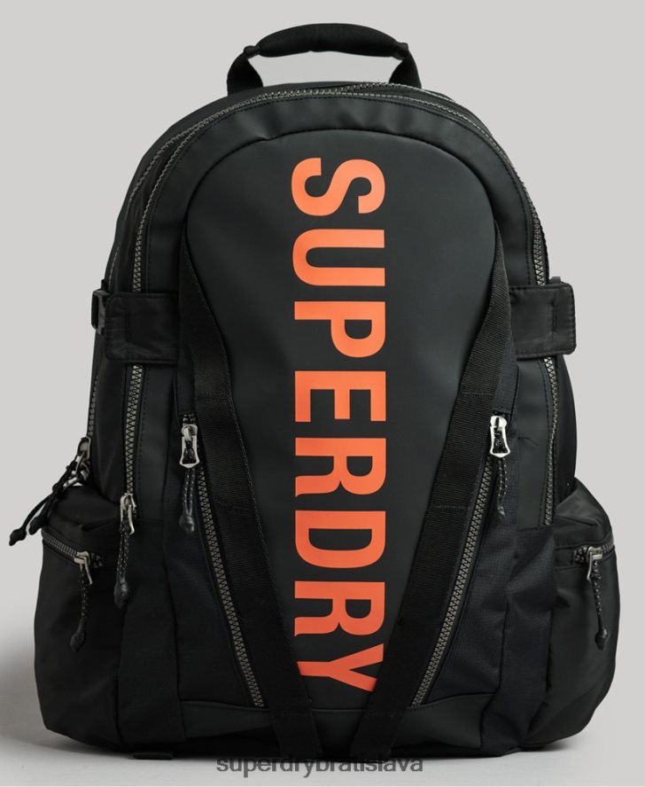 Superdry muži horský tarp grafický batoh 6B4ZTR1639 príslušenstvo čierna