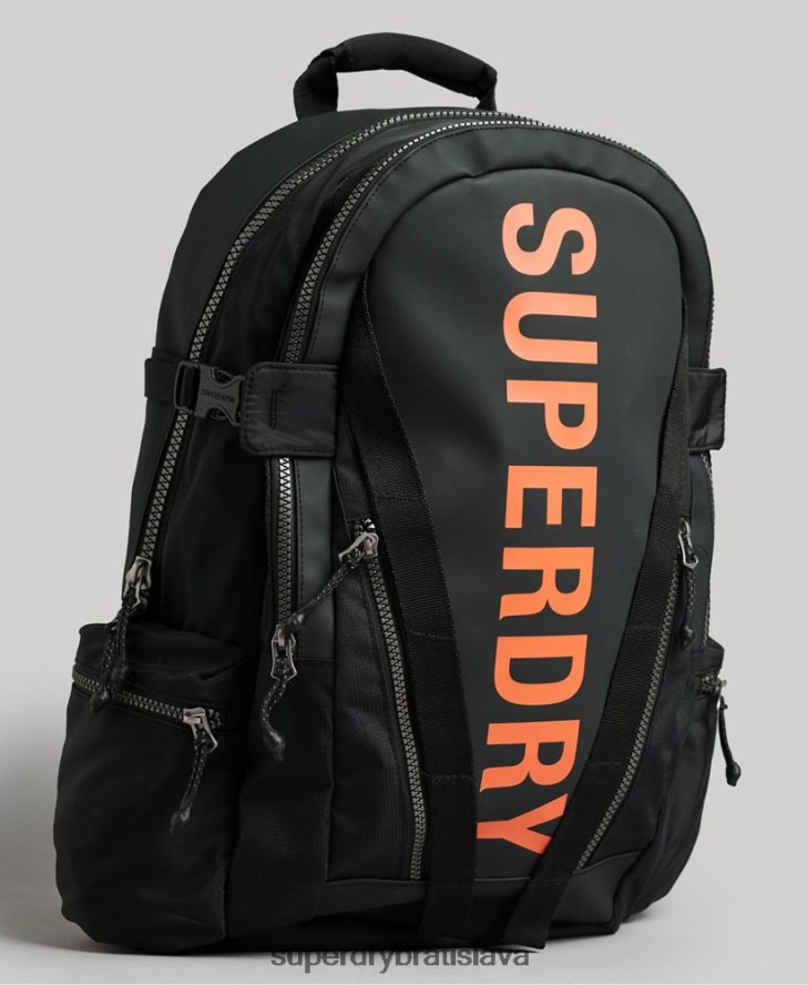 Superdry muži horský tarp grafický batoh 6B4ZTR1639 príslušenstvo čierna