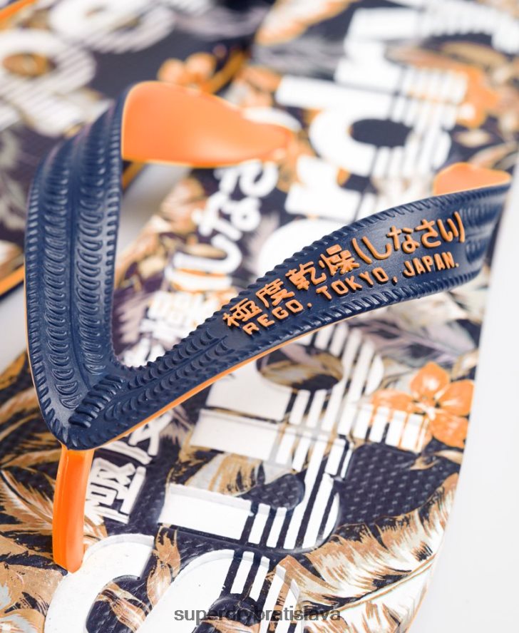 Superdry muži žabky s potlačou 6B4ZTR1951 topánky multi