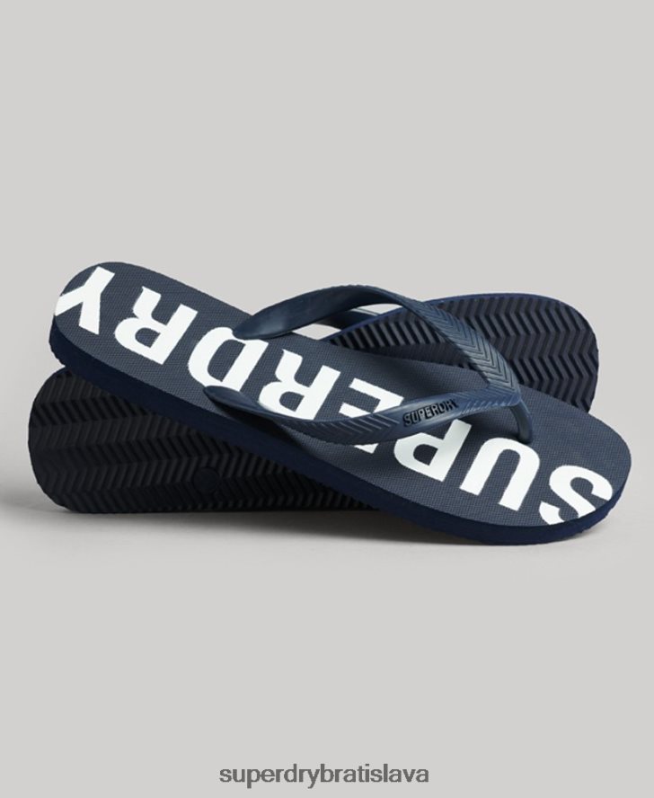 Superdry muži code core športové žabky 6B4ZTR1901 topánky námorníctvo