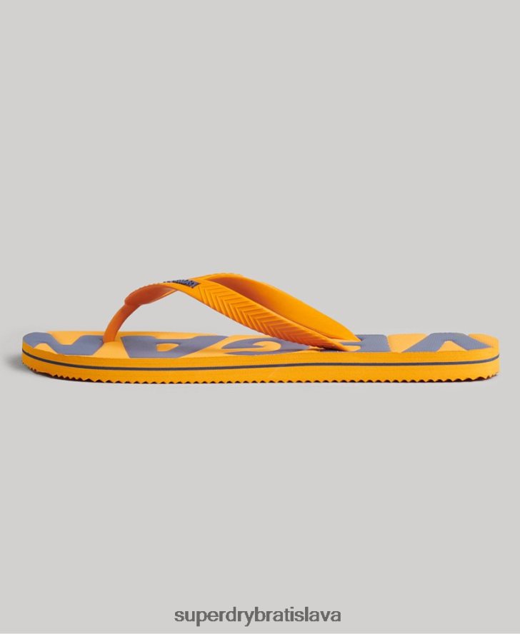 Superdry muži vintage vegánske klasické šľapky 6B4ZTR1925 topánky zlato