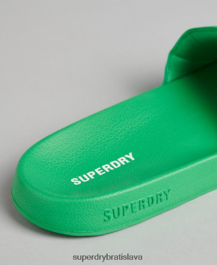 Superdry muži kód základné posúvače bazénov 6B4ZTR1922 topánky zelená