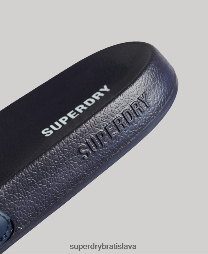 Superdry muži kĺzačky jadrového bazéna 6B4ZTR1885 topánky námorníctvo