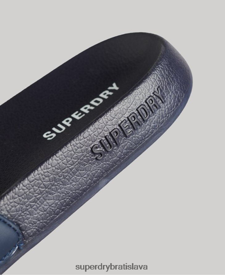 Superdry muži kĺzačky jadrového bazéna 6B4ZTR1905 topánky námorníctvo