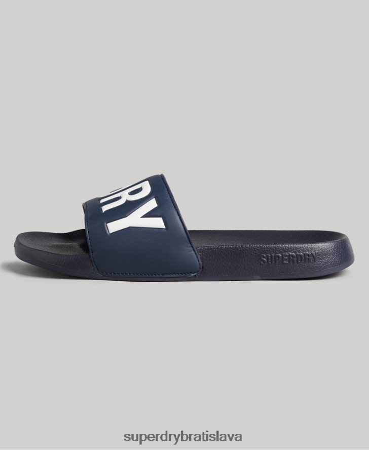 Superdry muži kĺzačky jadrového bazéna 6B4ZTR1905 topánky námorníctvo
