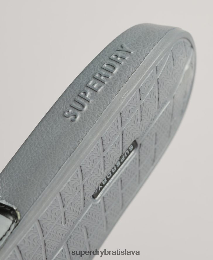 Superdry muži kĺzačky jadrového bazéna 6B4ZTR46 topánky čierna