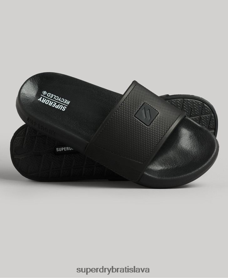 Superdry muži posúvače kódovej techniky 6B4ZTR97 topánky čierna