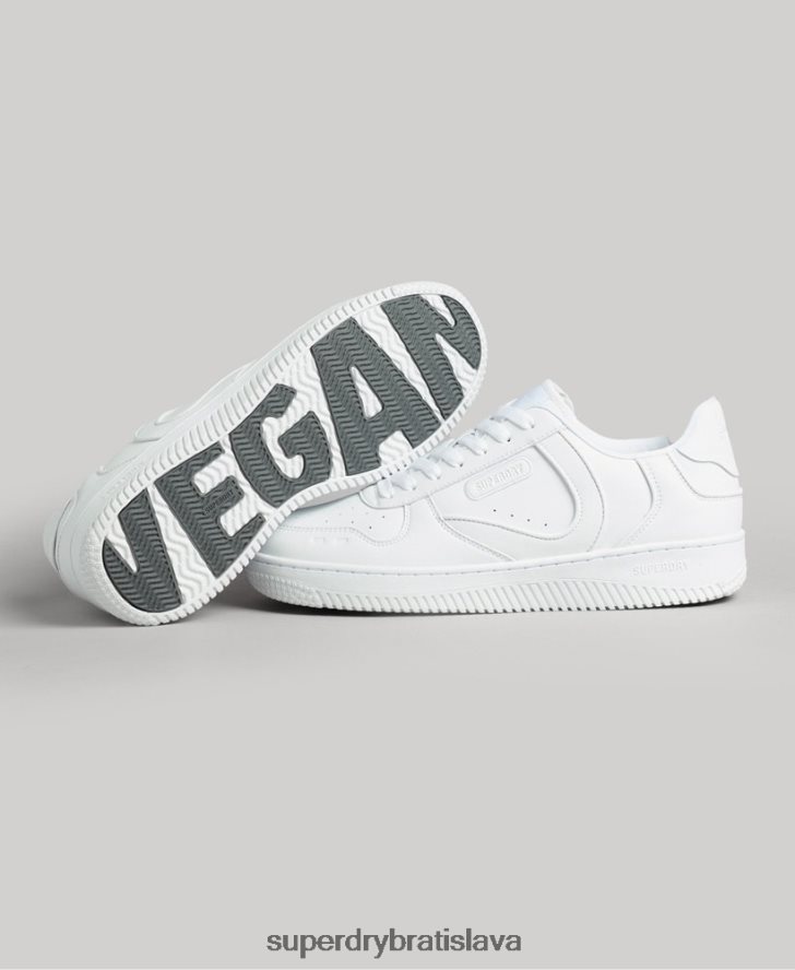 Superdry muži robustné vegánske košele 6B4ZTR1937 topánky biely