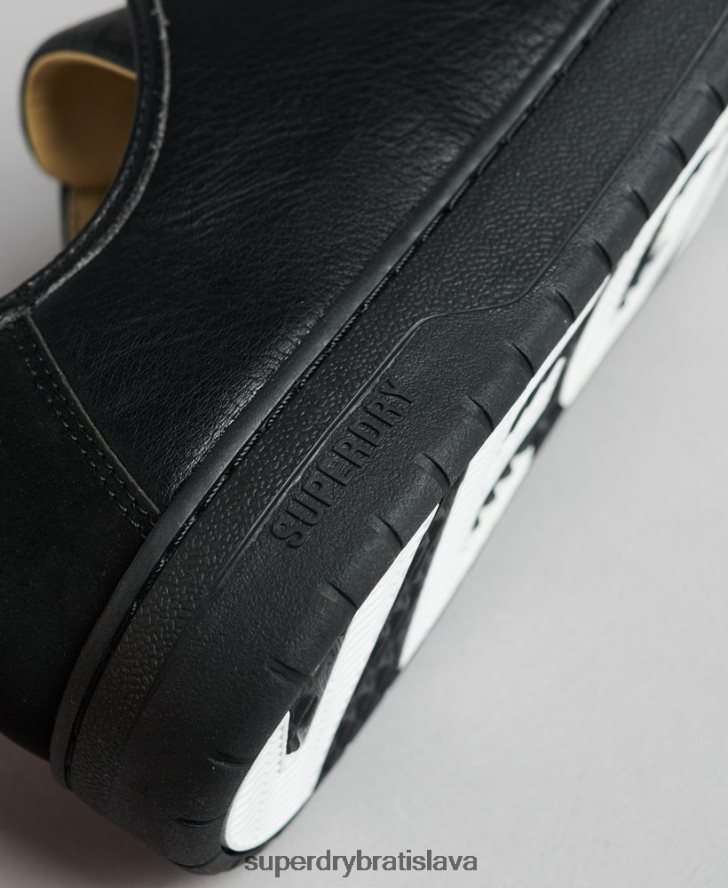 Superdry muži vegan košíkové nízke tenisky 6B4ZTR1895 topánky čierna