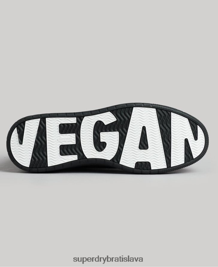 Superdry muži vegan košíkové nízke tenisky 6B4ZTR1895 topánky čierna