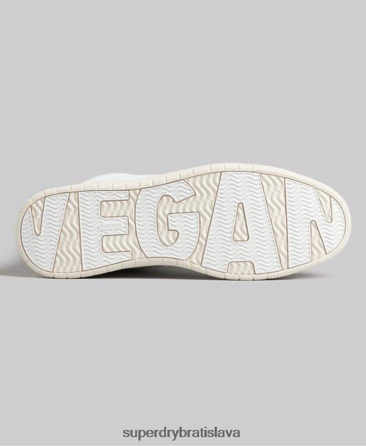 Superdry muži vintage veganské vysoké tenisky s košíkom 6B4ZTR1909 topánky biely
